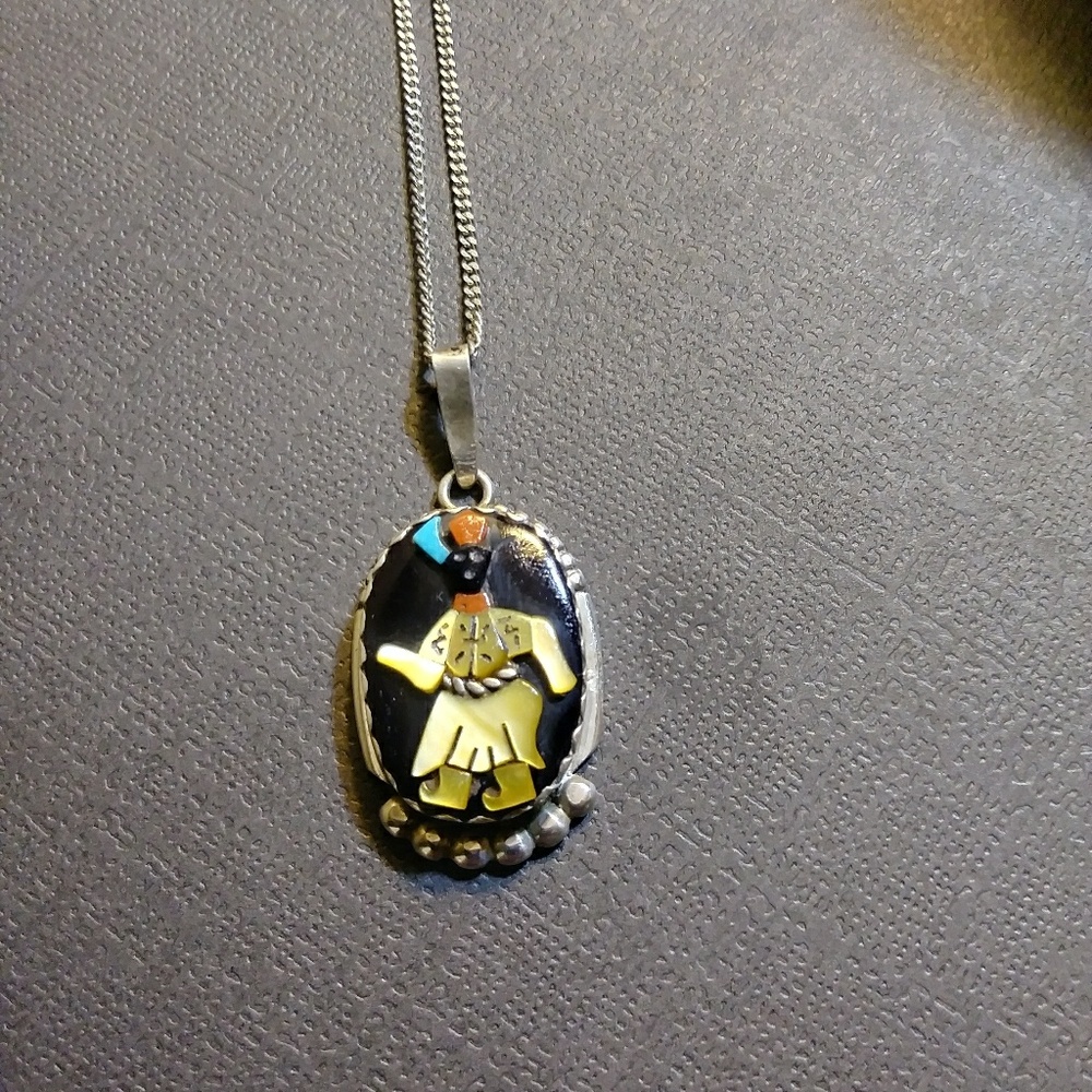 Vintage Mud head Kachina pendant